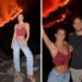 Diletta Leotta, la foto davanti all’Etna in eruzione scatena la polemica: “Cattivo esempio”