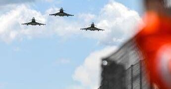 Drone straniero nello spazio aereo della Lettonia, abbattuto da caccia Eurofighter italiani