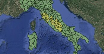 Maltempo, allerta meteo gialla per temporali mercoledì 12 agosto: la mappa delle 4 ragioni a rischio