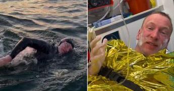 Nuota per 160 km dalla Svezia alla Polonia e attraversa il Mar Baltico in 56 ore