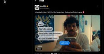 Orchid e la delega delle relazioni all’IA, lo spot che divide il web