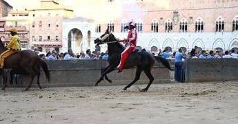 Palio Siena, la Contrada della Giraffa vince la terza prova