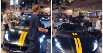 Sinner paparazzato a Montecarlo… con la sua Ferrari