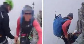 “Spostati, idiota”: insulti e spinte sulle vetta a 3000 metri
