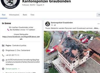 Svizzera, incendio in un condominio a Thusis: due morti e diversi dispersi