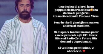 Tommaso Paradiso ha il Toscana virus: “Mi ha punto un pappatacio”