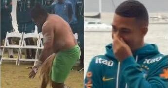 Brasile, i giocatori ridono durante rito indigeno prima della sfida con l’Australia: cos’è successo