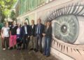 ‘Così bello che… lo vede anche un cieco’, a Roma un murale in rilievo per permetterne la visione anche a ciechi e ipovedenti