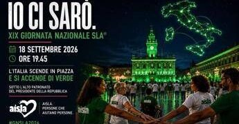Giornata Sla, domani l’Italia si accende di verde