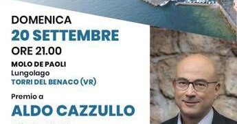 Il Premio Città Torri del Benaco ad Aldo Cazzullo