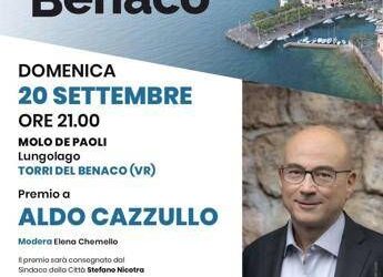 Il Premio Città Torri del Benaco ad Aldo Cazzullo