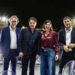 Il dibattito con Schlein, Conte, Bonelli e Fratoianni parte con una foto e la promessa: “Con noi al governo riconoscimento Palestina”