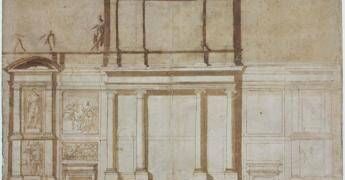 In mostra ‘Primo progetto per la facciata di San Lorenzo’ di Michelangelo