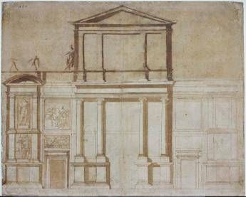 In mostra ‘Primo progetto per la facciata di San Lorenzo’ di Michelangelo