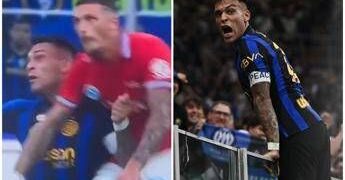 Inter-Napoli, veleni su Lautaro Martinez: andava espulso due volte?