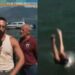Mario Acampa, inviato di Camper, si spoglia e si getta nel lago in diretta tv: “Grazie a tutti”