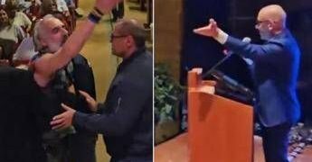 Matteo Bassetti sfida il contestatore di Futuro Nazionale: “Scienziati liberi, nessun partito può zittirci”