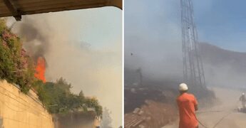 Paura a Taormina per un vasto incendio: le fiamme raggiungono il centro abitato. Il sindaco: “La città brucia”