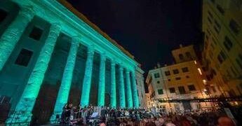 Roma, restaurati colonnato e facciata Tempio di Vibia Sabina e Adriano, sede storica Camera Commercio
