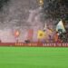 Saluti romani in curva Sud durante Roma-Atalanta all’Olimpico: 14 identificati