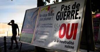 Svizzera oggi al voto per il referendum sulla neutralità