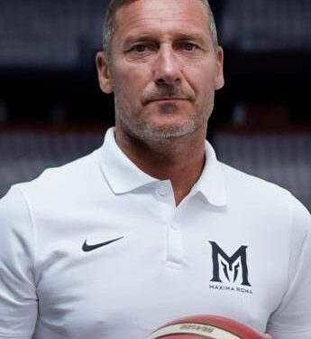 Totti si dà al basket advisor della Maxima Roma di basket: “Volevo una nuova sfida”