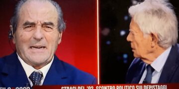 Filorosso, bestemmia in diretta tv dell’ex ministro Martelli: “Non siamo al Grande Fratello”