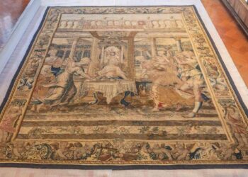 ‘Il banchetto di Psiche’, al via il restauro dell’arazzo del Museo del Bargello