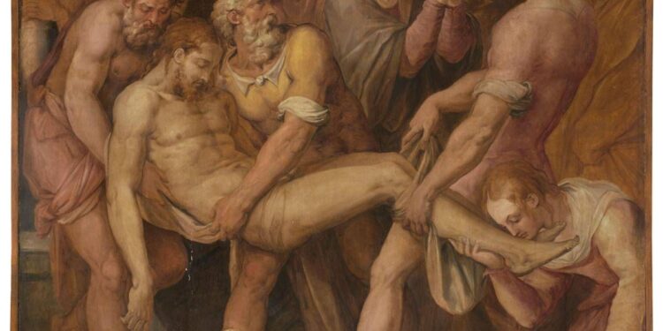 ‘Trasporto di Cristo al Sepolcro’ di Vasari all’asta a Milano